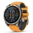 Garmin Fenix 8 Sapphire Titanium  47mm - Spark Orange