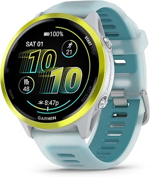 Garmin Forerunner 570, 47mm, Aluminum, Whitestone/Turquoise